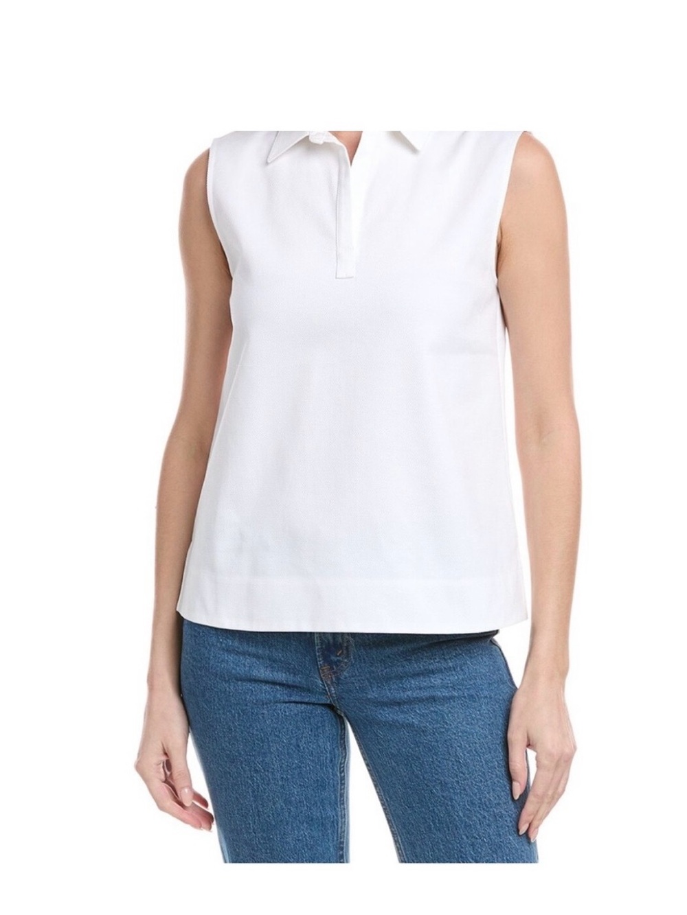 NWT Theory Sleeveless Polo Shell